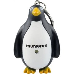 Брелок-ліхтарик Munkees Penguin LED black-white, 1108-BW