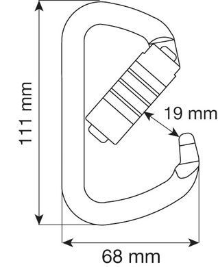 Карабін Camp D Plus 3Lock, 2145