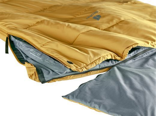 Спальник Deuter Orbit SQ +6&deg; "карамельний-бірюзовий", 3702022 6321 0, R (правий)