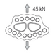 Такелажна пластина Rock Empire Anchor Plate 5/8 black