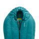 Sleeping bag ROCK FRONT 1000 3D L Short turquoise with mustard