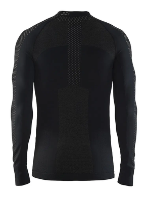 Термофутболка чоловіча Craft Warm Intensity CN LS M black/go, Чорний, XS