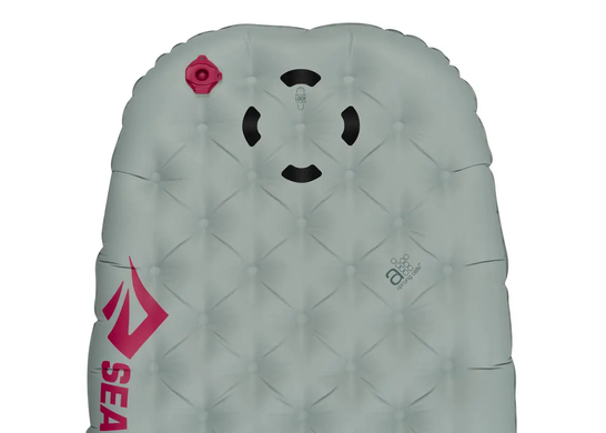 Надувний утеплений килимок 10 см Sea to Summit Ether Light XT Insulated Air Sleeping Mat Small pewter, STS AMELXTINS_S