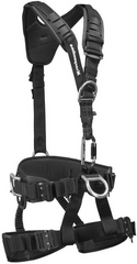 Complete fall arrest harness Rock Empire Atlas Uni AL Lock black, SVA007.977-0234W0008000, XS-M (waist circumference 66-110 cm)