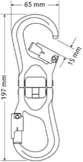 Camp Enigma-Swivel 3Lock Double, 3498