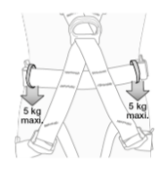 Complete fall arrest harness Petzl Swan Easyfit Stainless