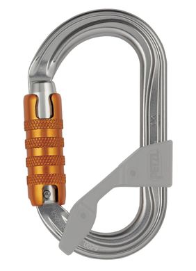 Carabiner Petzl OK SCREW-LOCK black, M33A SLN