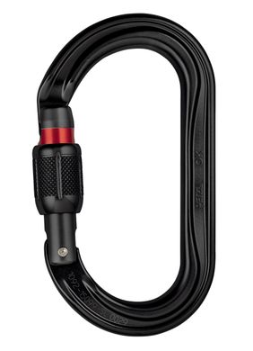 Carabiner Petzl OK SCREW-LOCK black, M33A SLN