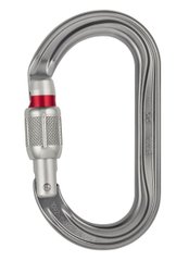 Carabiner Petzl OK SCREW-LOCK gray, M33A SL