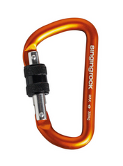 Carabiner Singing Rock Mini D Screw bronze, SR K0027YX00