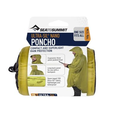 Sea To Summit Poncho 15D Lime