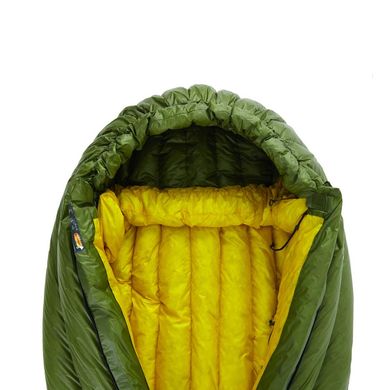 Sleeping bag ROCK FRONT 800 3D M Long khaki-mustard