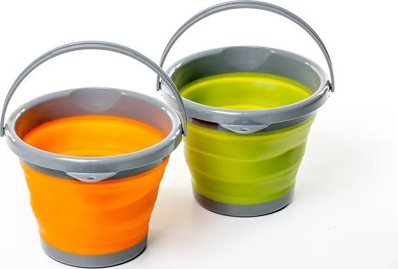 Folding silicone bucket 5 litres Tramp TRC-092 orange