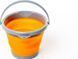 Folding silicone bucket 5 litres Tramp TRC-092 orange
