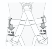 Complete fall arrest harness Petzl Swan Freefall Steel