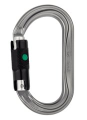 Carabiner Petzl OK BALL-LOCK gray, M33A BL