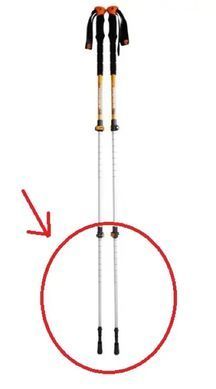 Lower section for trekking poles Tramp Guide, TRR-014-S