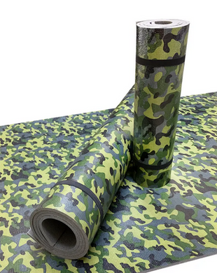 Mat for tourism Isolon Forest 8 (1800x550x8mm) laminated camouflage, 06526