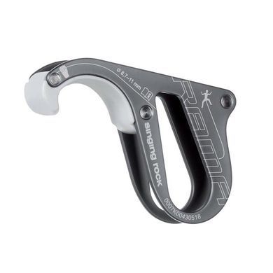 Descender device + carabine Singing Rock Rama grey, M0201XX00