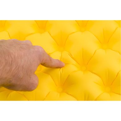 Надувний килимок 5 см Sea to Summit Air Sprung Ultralight Sleeping Mat Extra Small yellow, STS AMULXSAS