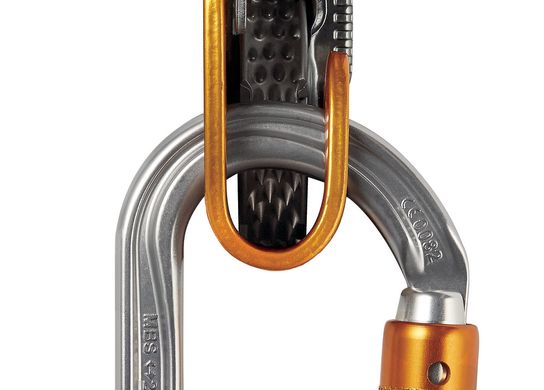 Carabiner Petzl OK BALL-LOCK gray, M33A BL