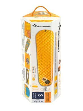 Самонадувний килимок 5 см Sea to Summit Air Sprung Ultralight Sleeping Mat Small yellow, STS AMULSAS