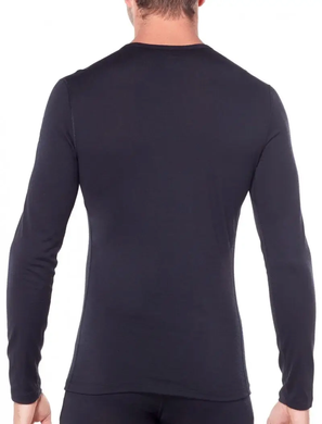 Термофутболка чоловіча Icebreaker 200 Oasis LS Crewe MEN black, S