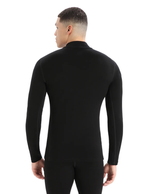 Термофутболка чоловіча Icebreaker BF 260 Tech LS Turtleneck MEN black, S