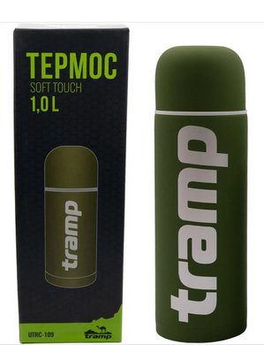 Термос Tramp Soft Touch 1,0 л khaki