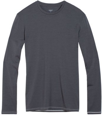 Thermal Long Sleeve T-Shirt for men Icebreaker BF 150 Anatomica LS Crewe MEN monsoon/white M