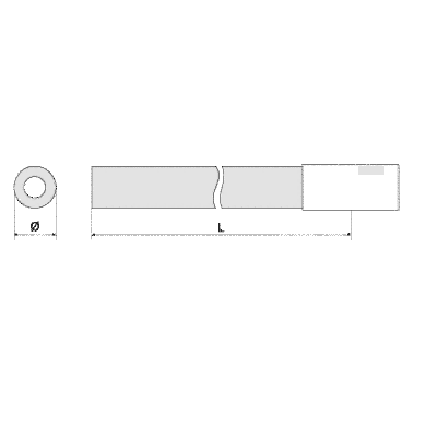 Секція для каркаса з фібергласу Pole d=9,5 мм L=50 см Terra Incognita (10 шт.), Ti Pole 9,5 FIB