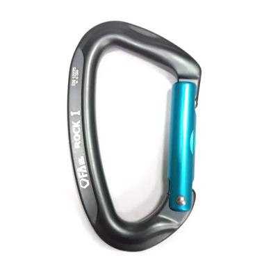 Carabiner First Ascent ROCK I Straight blue, FA 7001 03