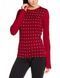 Thermal Т-shirt for women Icebreaker Oasis LS Crewe Align WOMEN oxblood/snow, S
