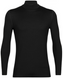 Термофутболка чоловіча Icebreaker BF 260 Tech LS Turtleneck MEN black, S