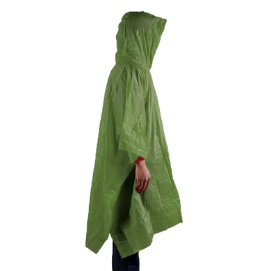 Raincoat-poncho AceCamp Vinyl Rain Poncho green