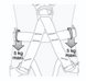Complete fall arrest harness Petzl Swan Freefall Stainless