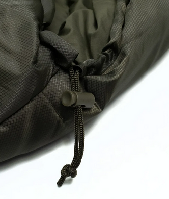 Sleeping bag Tribe Yukon 300, T-CF-0001-olive, Dark green, In the center