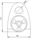 Singing Rock Pulley Extra, RK801EE00 - orange