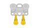 Pulley with swivel Petzl Spin S1 Open, P002BA00