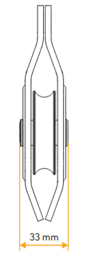Блок-ролик Singing Rock Pulley Extra Plus, RK808OS00 - orange