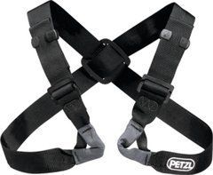 Adjustable chest harness for sit harness Petzl Voltige black, C60, UNI