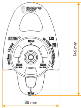 Блок-ролик Singing Rock Pulley Extra Plus, RK808OS00 - orange