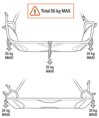 Work seat for Petzl Podium harness, S071AB00