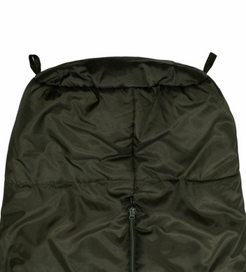 Sleeping bag Tribe Yukon 150, T-CF-0002-olive, Dark green, In the center