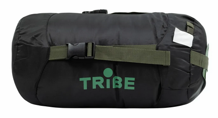 Sleeping bag Tribe Yukon 150, T-CF-0002-olive, Dark green, In the center