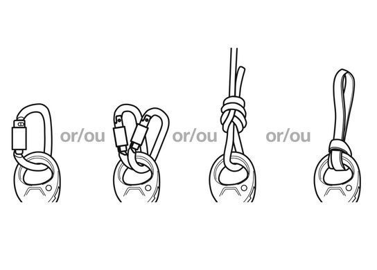 Блок-ролик з вертлюгом Petzl Spin L1 yellow, P001BA00