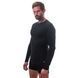 Thermal T-shirt for men Sensor Merino DF LS black, Black, S