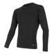 Thermal T-shirt for men Sensor Merino DF LS black, Black, S