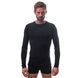 Thermal T-shirt for men Sensor Merino DF LS black, Black, S