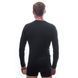 Thermal T-shirt for men Sensor Merino DF LS black, Black, S